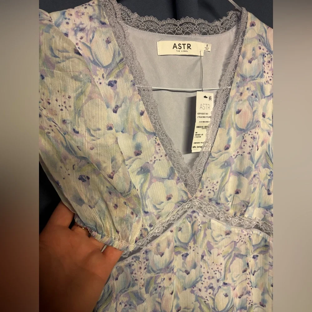 Astr Pastel Floral Maxi Dress - Picture 2 of 4